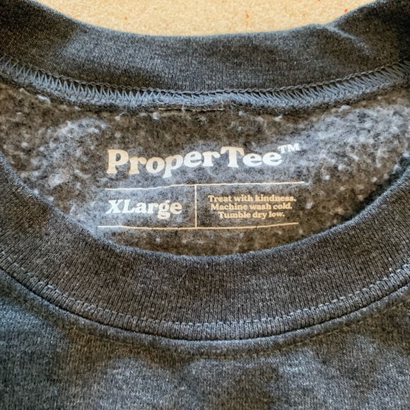 Proper Tee Indoorsy Sweatshirt, Dark Heather Grey XL - Picture 2 of 5